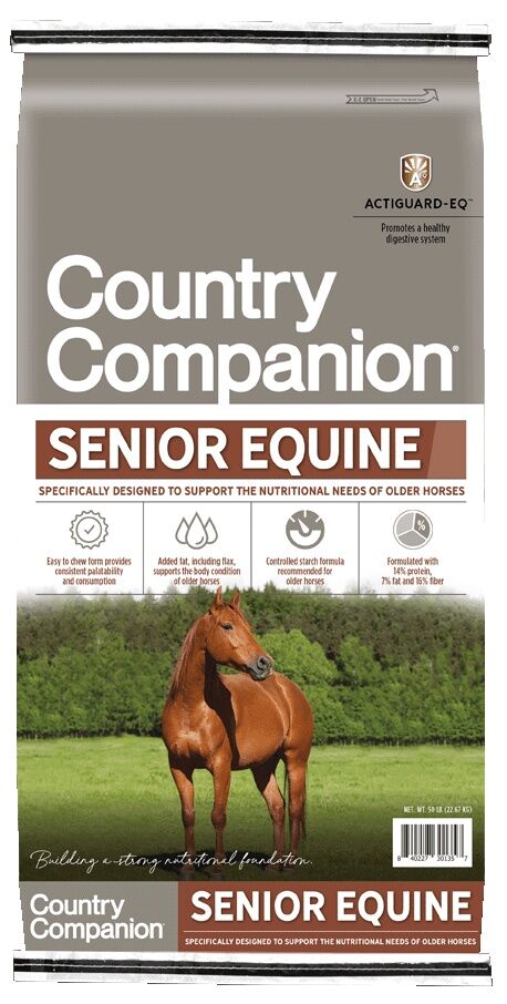 Country Companion 14% Senior Equine Feed, 50-Lb