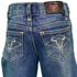 Infant/Toddler Boy's Cowboy Hardware Diamond Skull Embroidered Medium Wash Jean