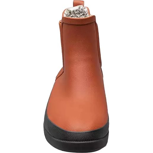 Bogs Women's Amanda Chelsea II Waterproof Ankle Rain Boots in Orange Brule