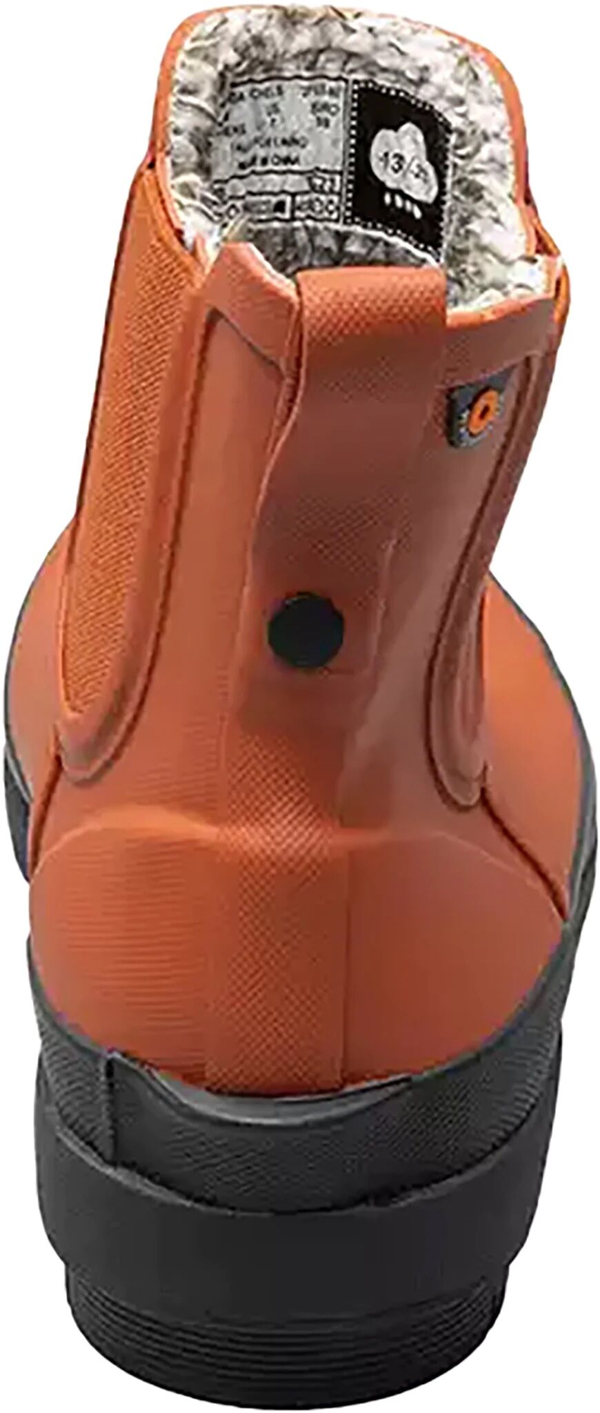 Bogs Women's Amanda Chelsea II Waterproof Ankle Rain Boots in Orange Brule