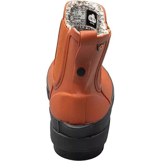Bogs Women's Amanda Chelsea II Waterproof Ankle Rain Boots in Orange Brule