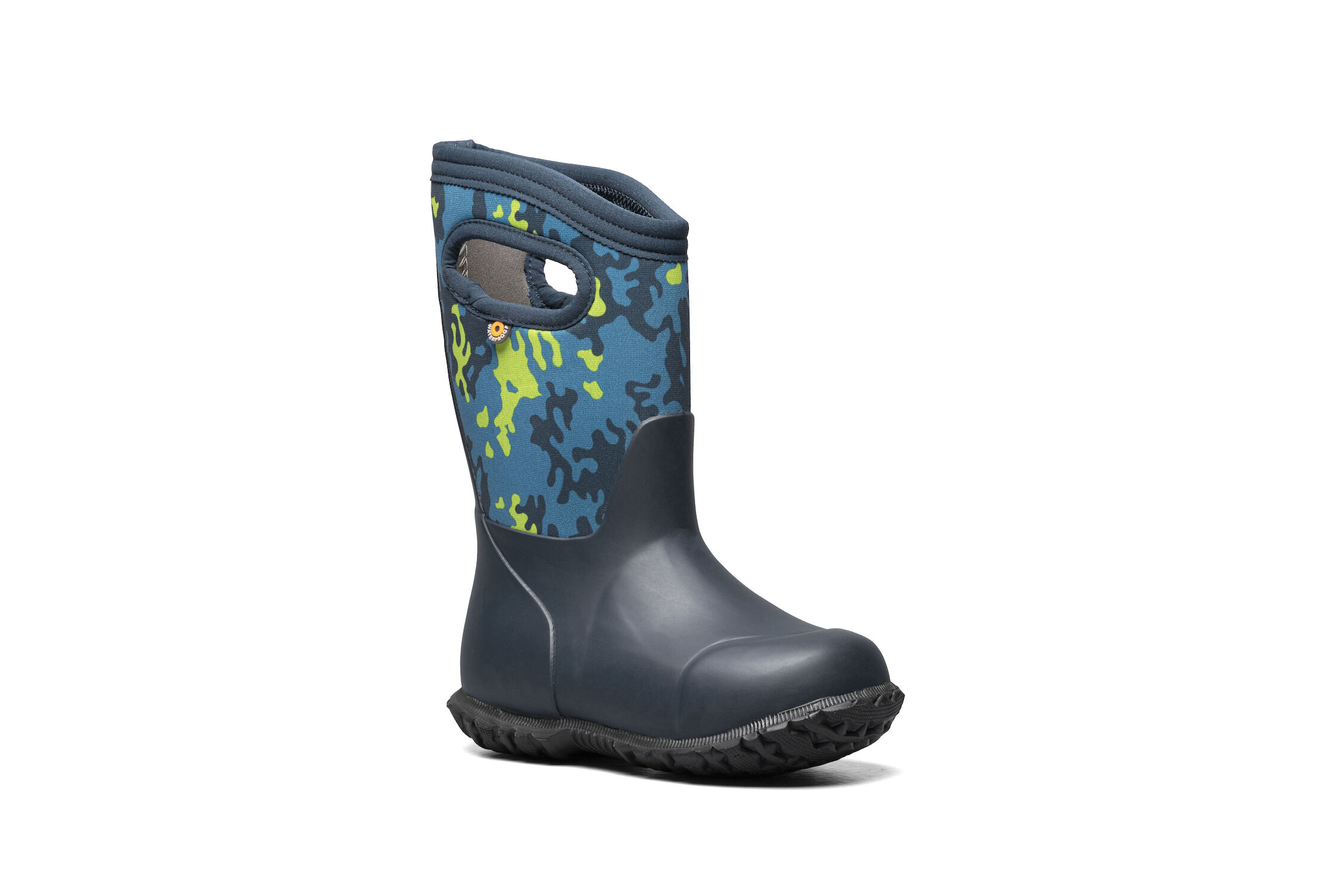 Bogs Kids' Waterproof York Neo Camo Rain Boot
