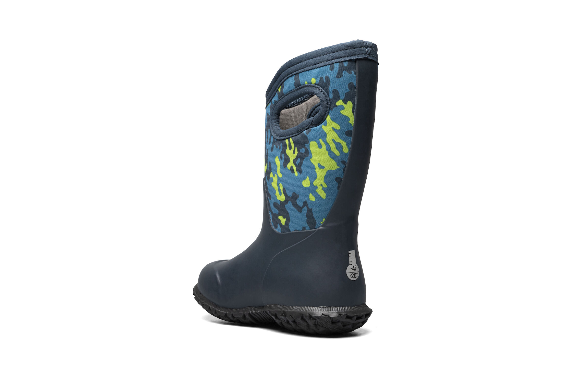 Bogs Kids' Waterproof York Neo Camo Rain Boot