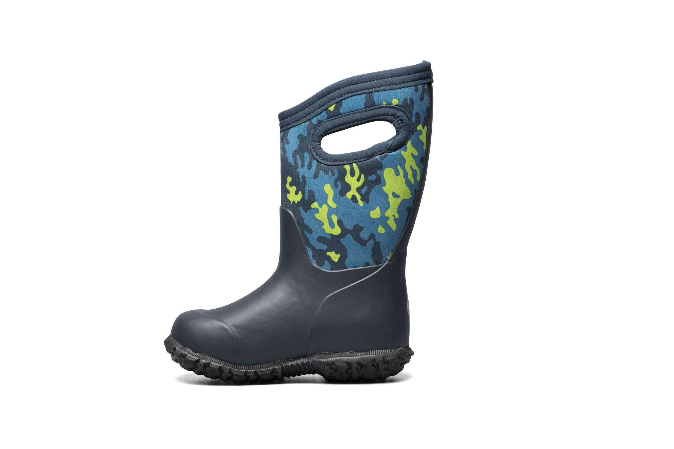 Bogs Kids' Waterproof York Neo Camo Rain Boot