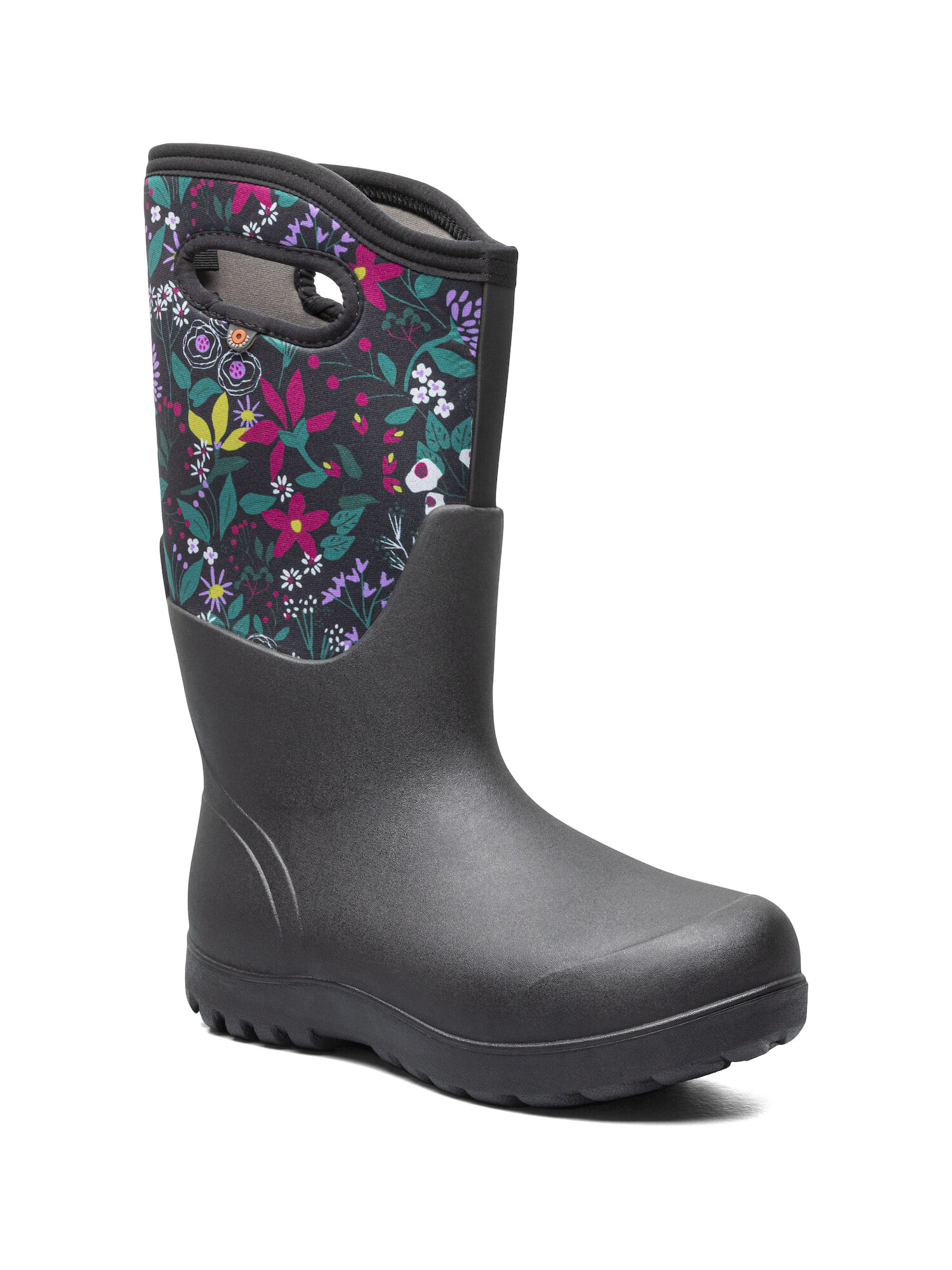 Bogs Women's Neo-Classic Cartoon Flower Farm Boots