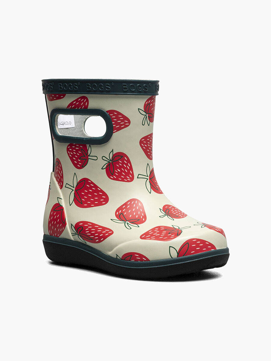 Bogs Kids' Skipper II Strawberries Rain Boots