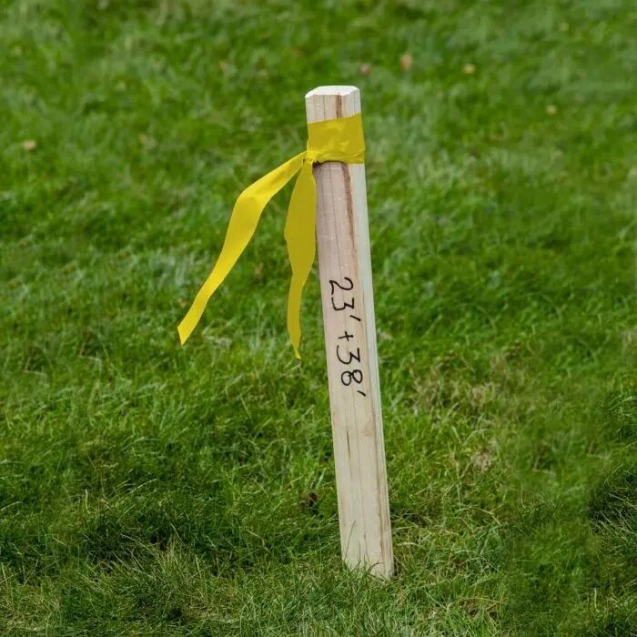 C.H. Hanson Yellow Flag Tape, 2-mil x 1 3/16-In x 300-Ft