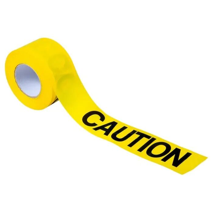 C.H. Hanson Yellow CAUTION Barricade Tape 1000-Ft X 3-In X 1.5Mil