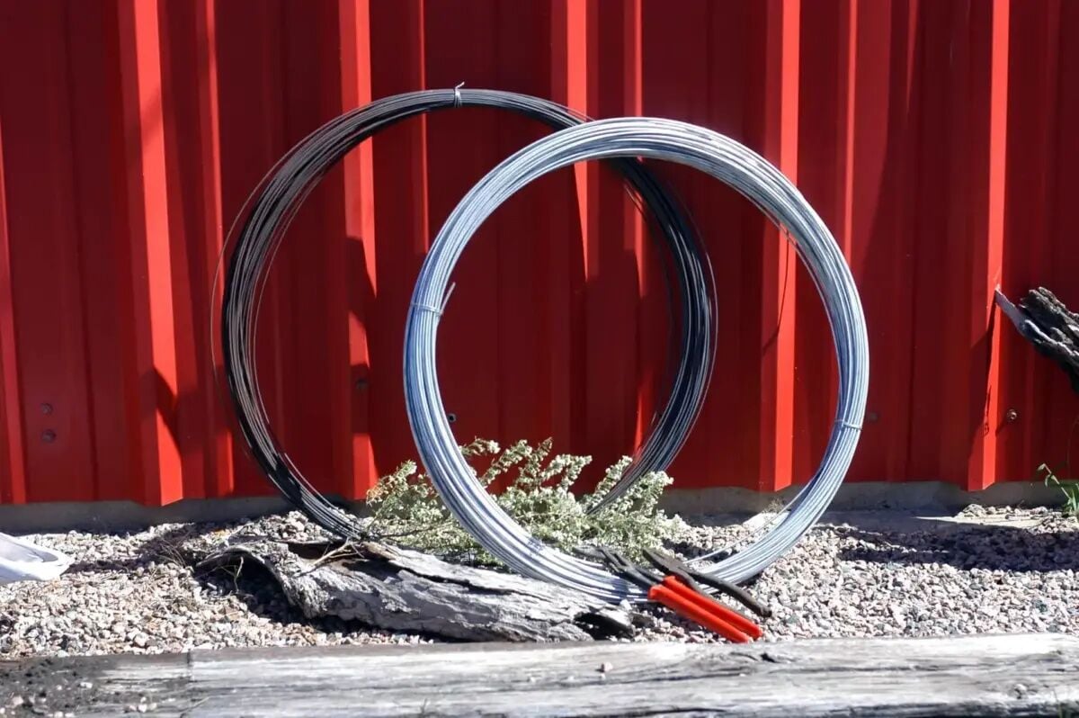 Origin Point Galvanized Wire -Silver, 170 ft