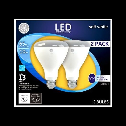 GE Led 2 Pack 10W Soft White Food Bulb