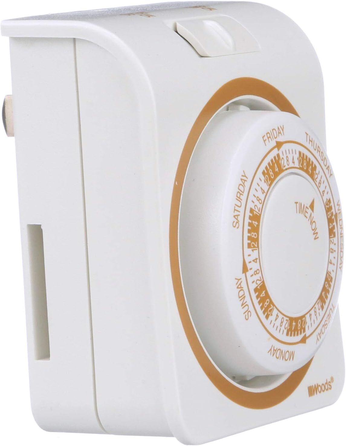 Woods 7-Day Indoor Vacation Timer, 15-A, 125-V AC