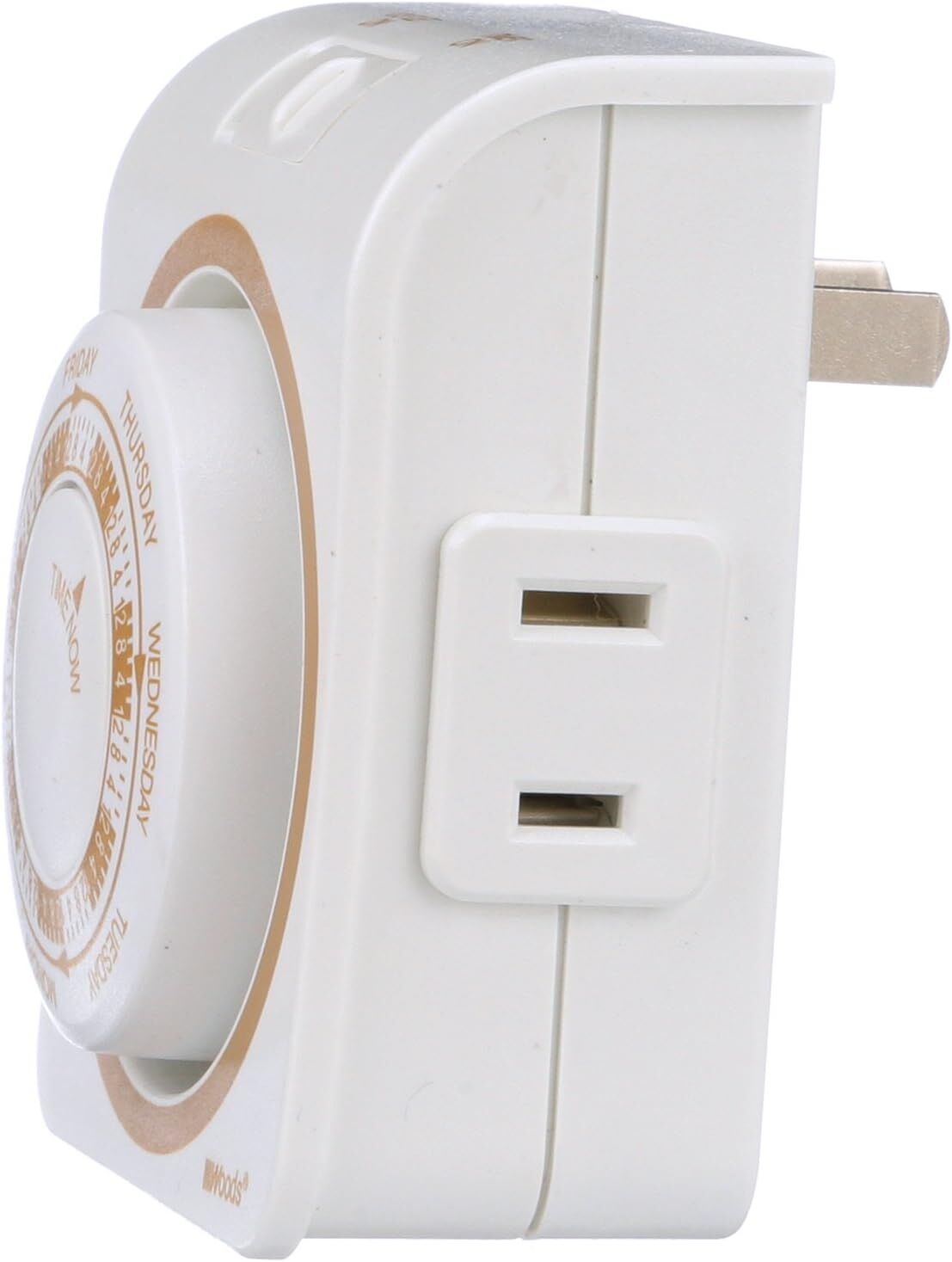 Woods 7-Day Indoor Vacation Timer, 15-A, 125-V AC