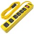 Yellow Jacket 6-Outlet Metal Heavy-Duty Power Strip - 6'