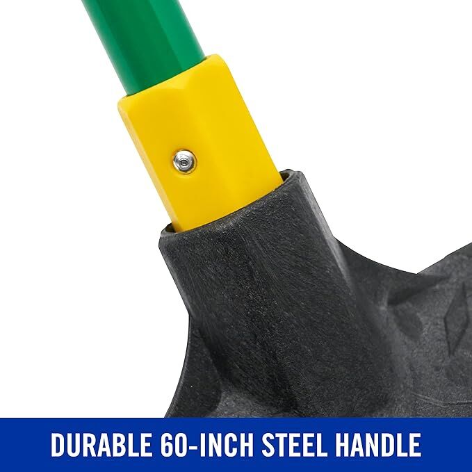 Quickie Bulldozer Indoor/Outdoor Multi-Surface Push Broom, 18-In