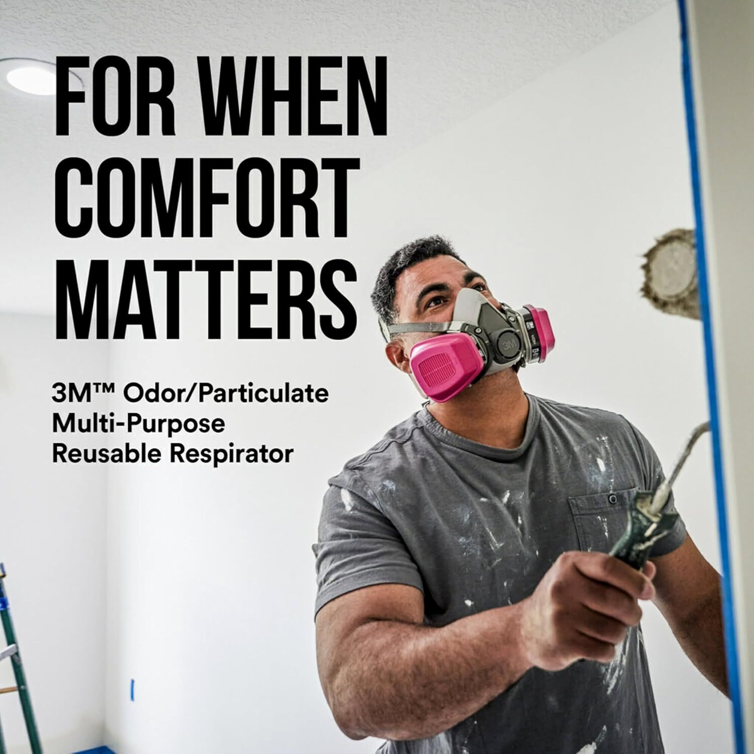 3M P100/OV Odor/Particulate Multi-Purpose Reusable Respirator Medium