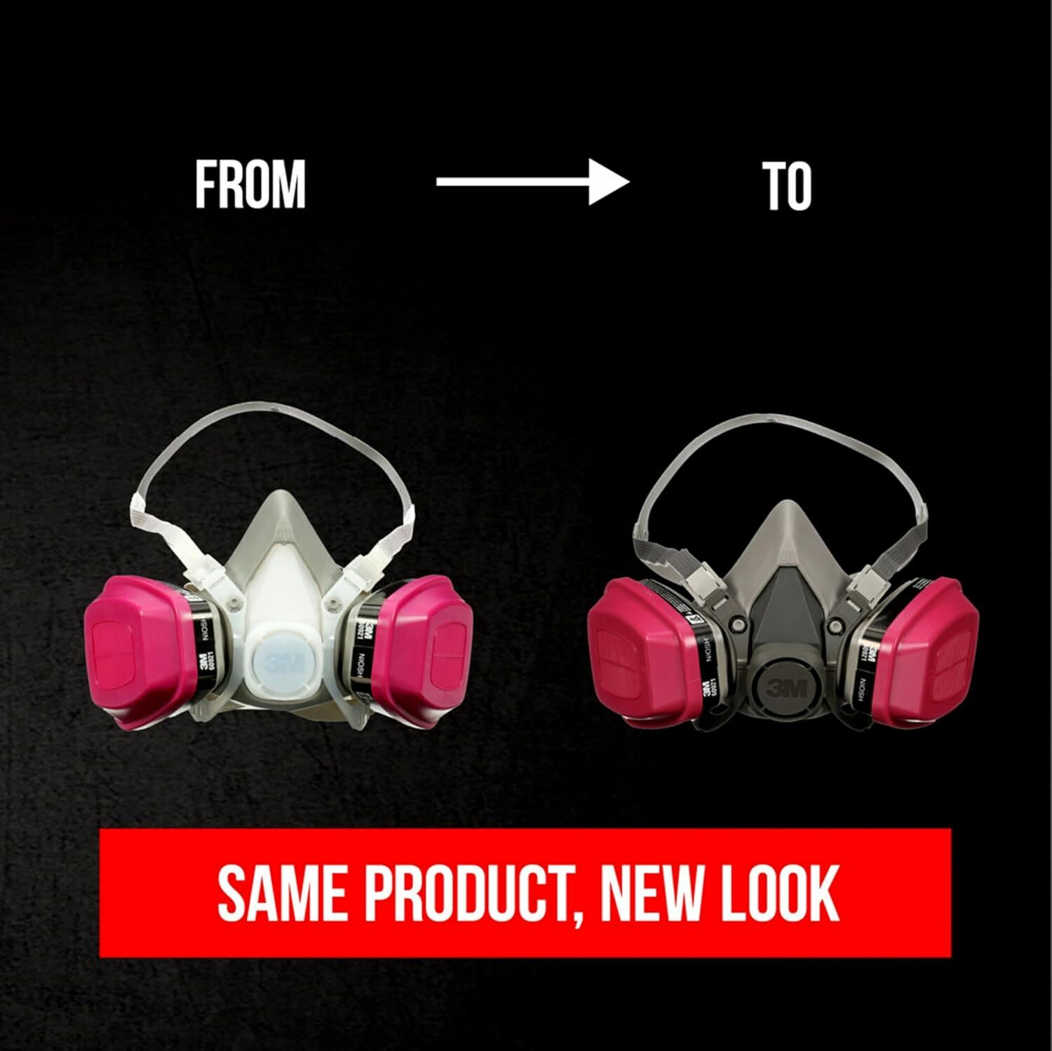 3M P100/OV Odor/Particulate Multi-Purpose Reusable Respirator Medium