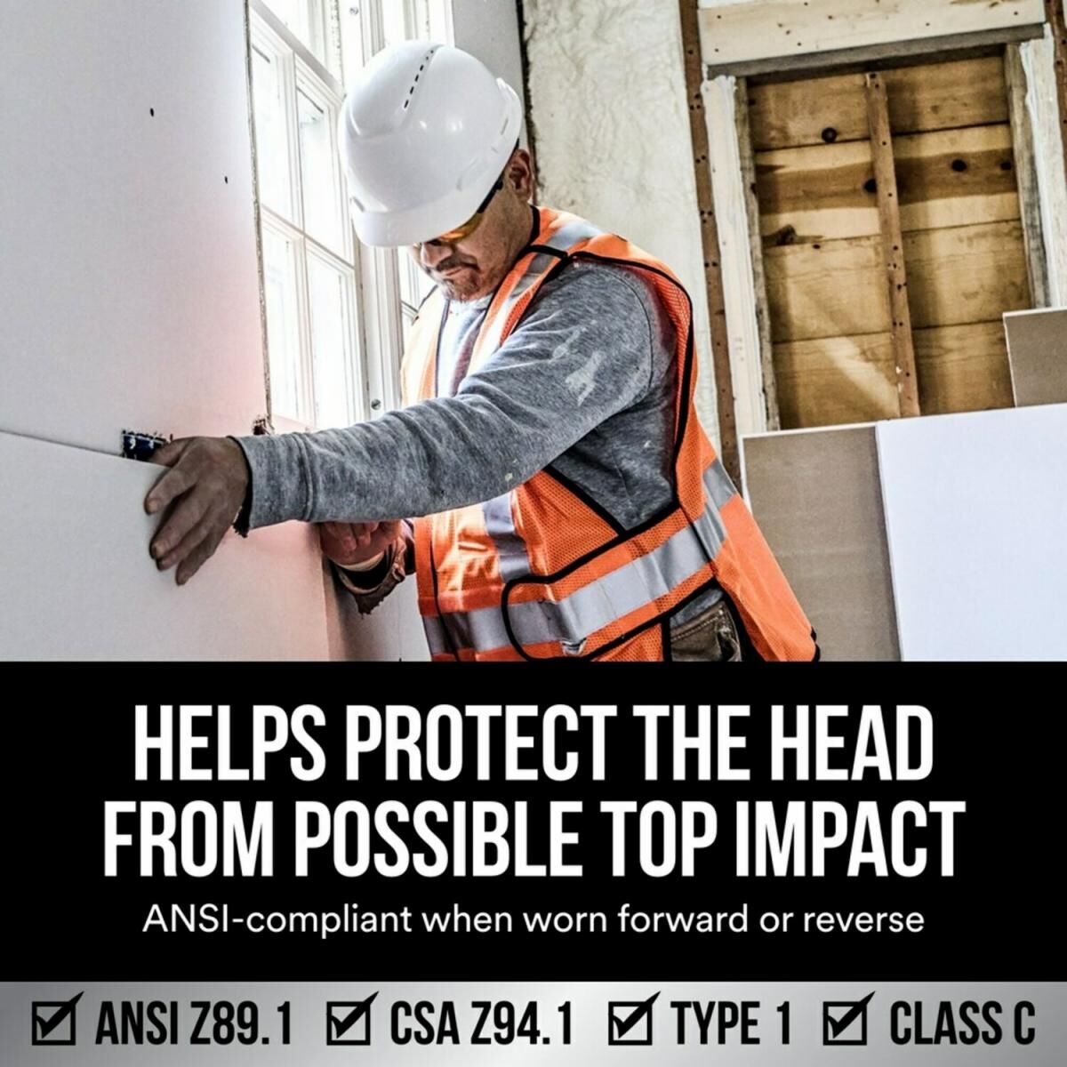 3M White Vented Cap Style Hard Hat With Pin-Lock Adjustment