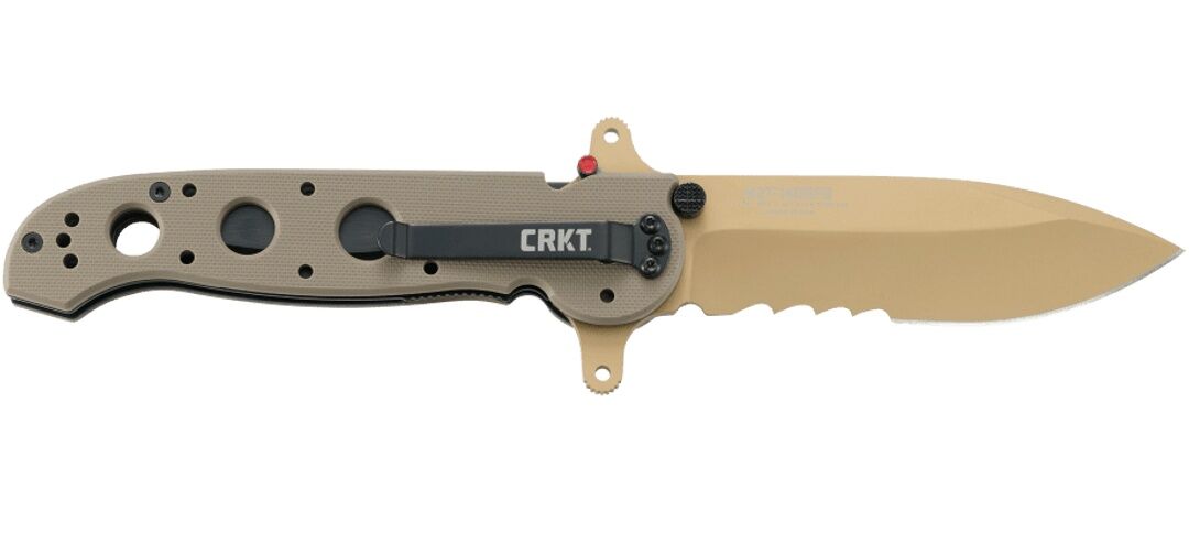 CRKT M21 14DSFG Spear Point Folding Knife, 3.98-In
