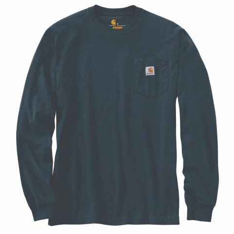 Carhartt Men's Loose Fit Heavyweight Long Sleeve Pocket T-Shirt