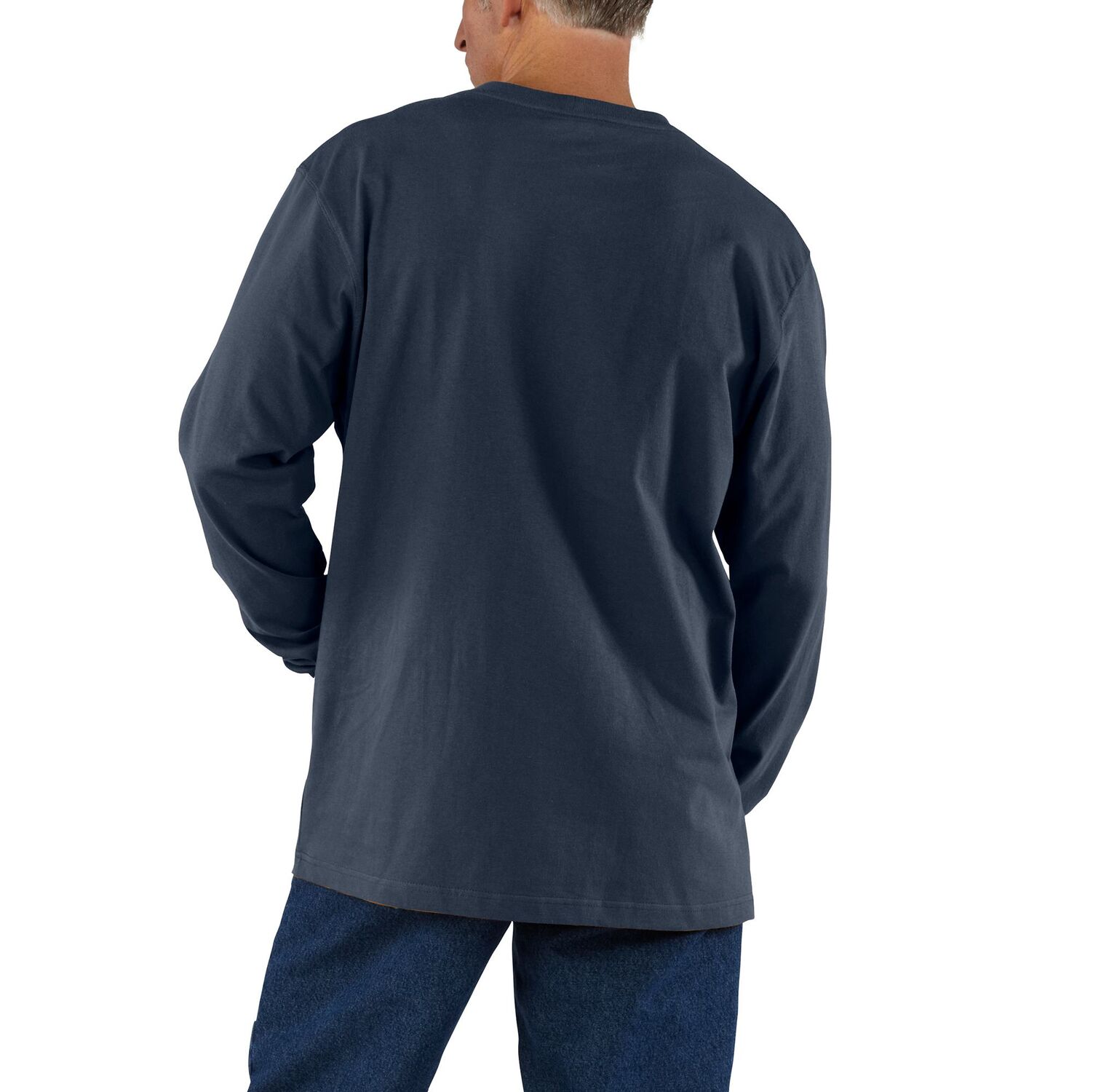 Carhartt Men's Loose Fit Heavyweight Long Sleeve Pocket T-Shirt