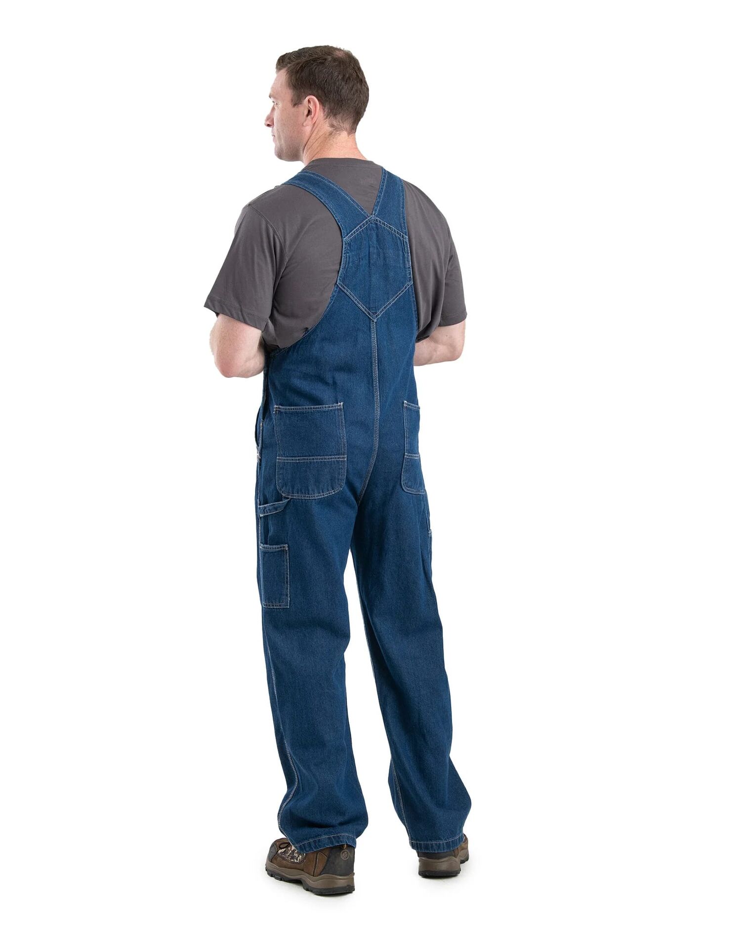 Berne Men's Heritage Unlined Washed Denim Bib Overall