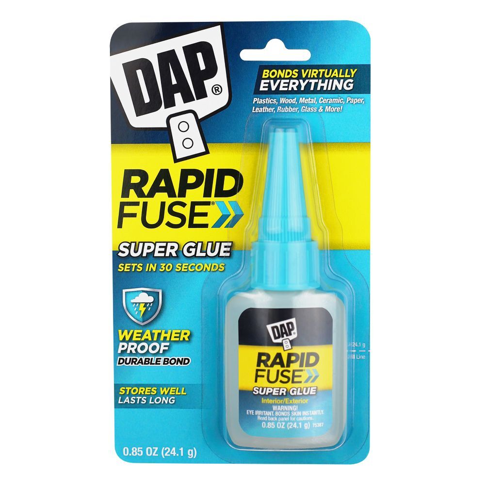 DAP RapidFuse Super Glue, 0.85-Oz