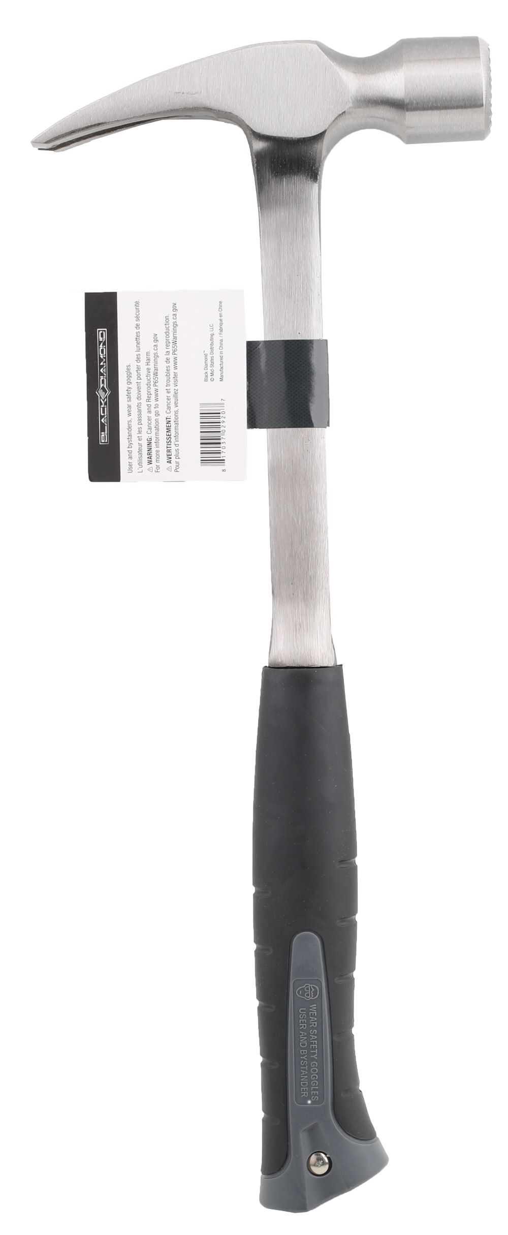 Black Diamond Milled Framing Hammer with Steel Handle, 24-Oz