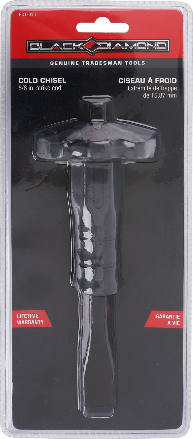 Black Diamond Cold Chisel with Ergo Grip Handle, 5/8-In