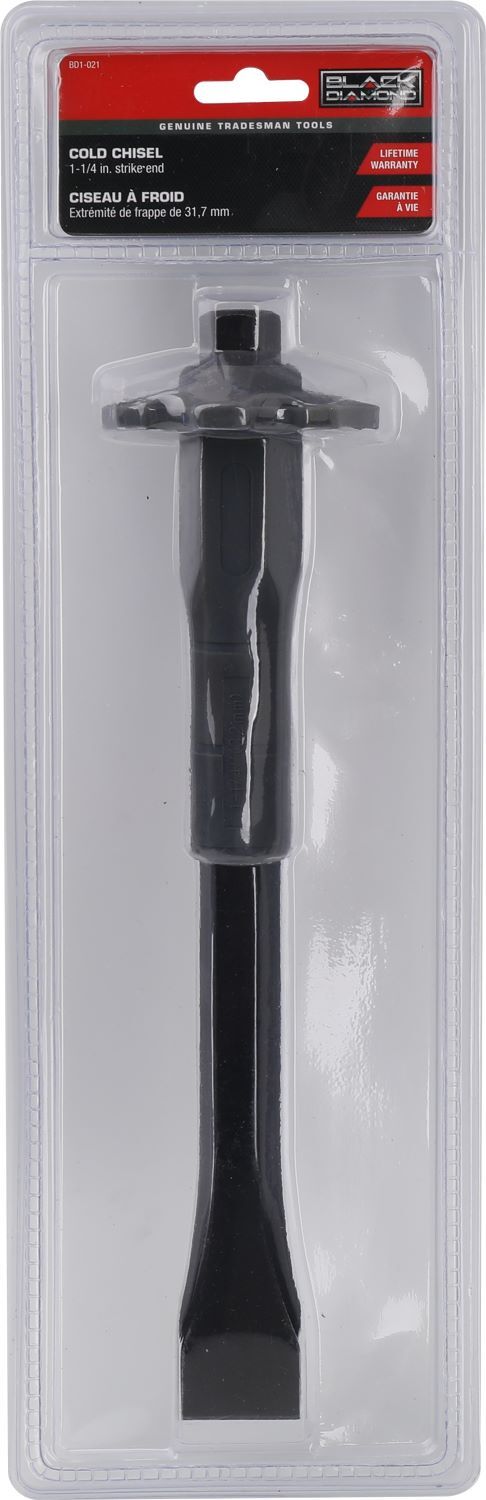 Black Diamond Cold Chisel with Ergo Grip Handle, 1-1/4-In