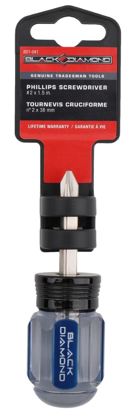 Black Diamond Phillips Screwdriver, #2 x 1 1/2-In