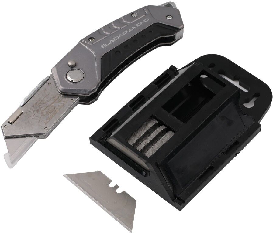 Black Diamond Folding Utility Knife With 50-Blades