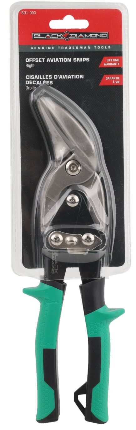Black Diamond Offset Aviation Snips Right