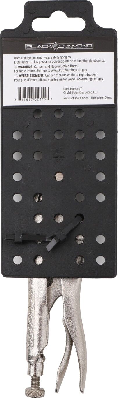 Black Diamond Curved Jaw Locking Pliers, 5-In