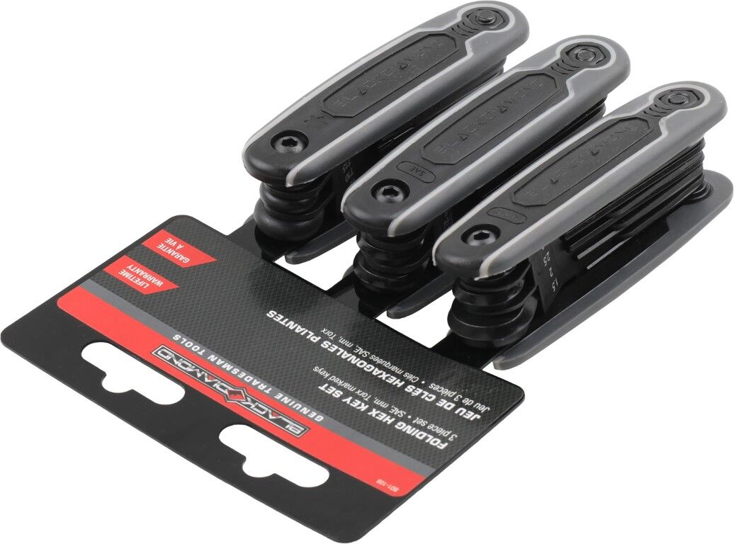 Black Diamond Folding Hex Key Set, 3-Pc
