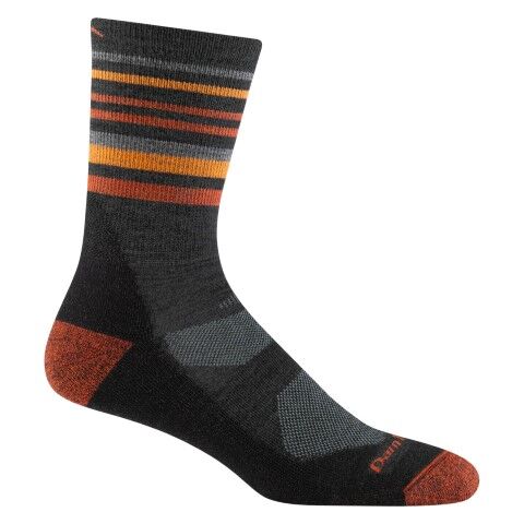 Darn Tough Men's Fastpack Micro Crew Lightweight Hiking Sock in Charcoal