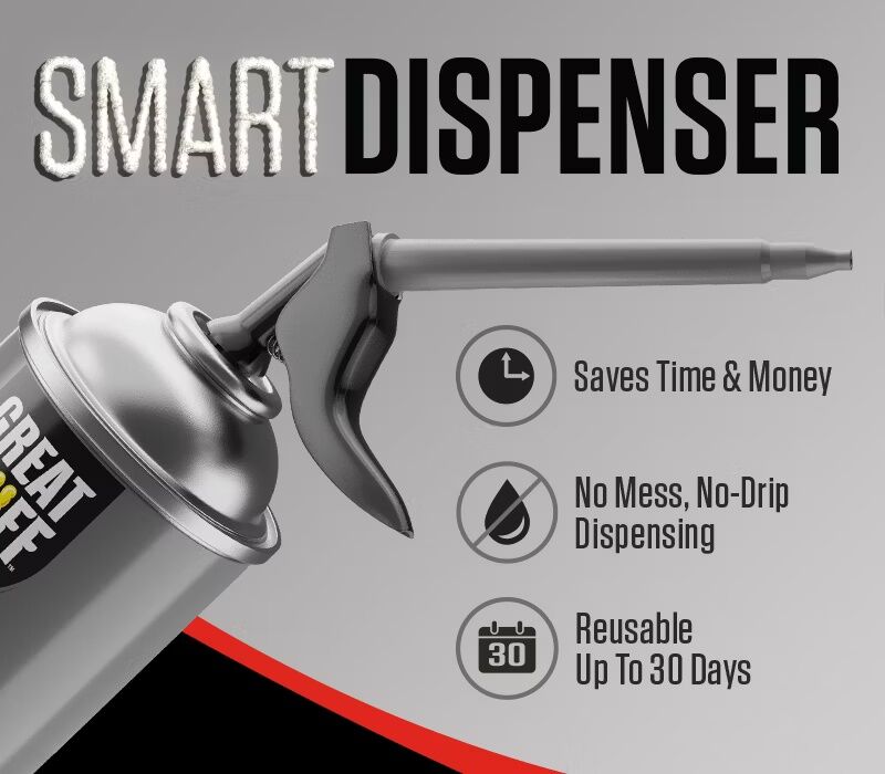 Great Stuff Multipurpose Black Foam Sealant With Smart Dispenser, 12-Oz