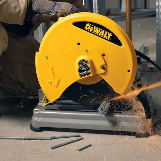 DEWALT Quik-Change Corded Chop Saw, 14-In