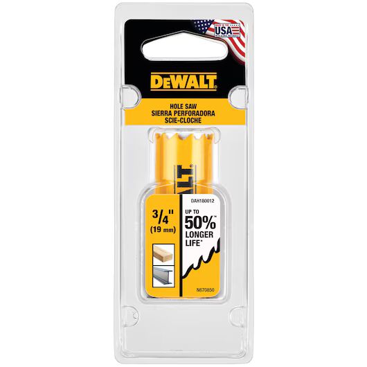 DEWALT Bi-Metal Hole Saw, 3/4-In