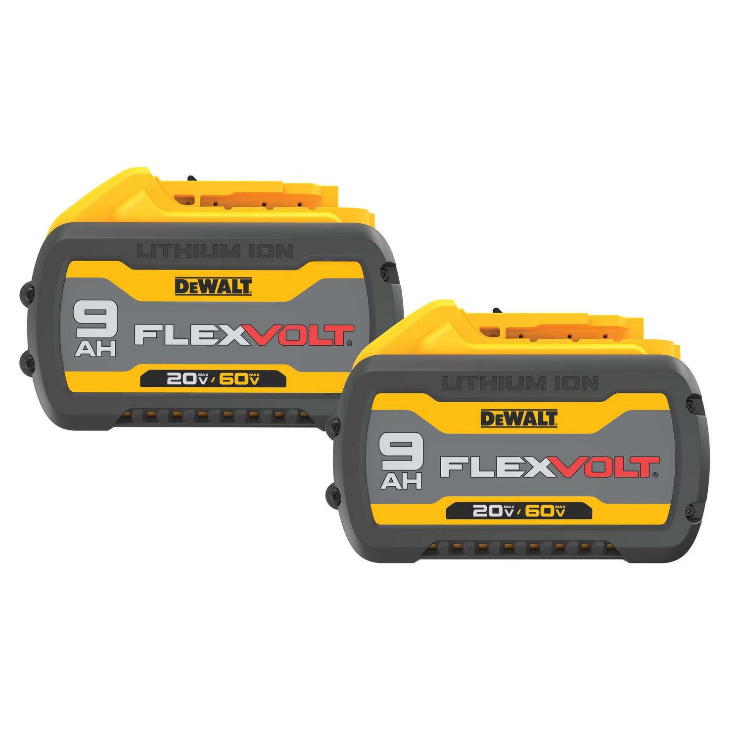 DEWALT 20-V/ 60-V Max FlexVolt Battery, 9-Ah, 2-Pk