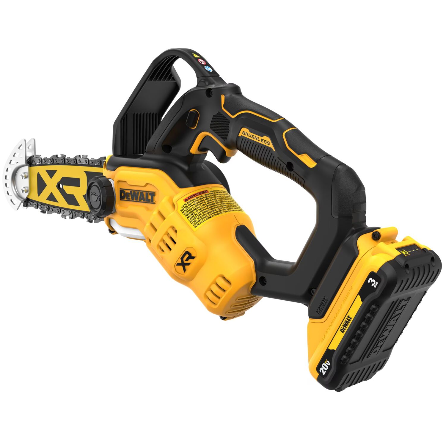 DeWALT 20V 8-In Cordless Pruning Chainsaw Kit