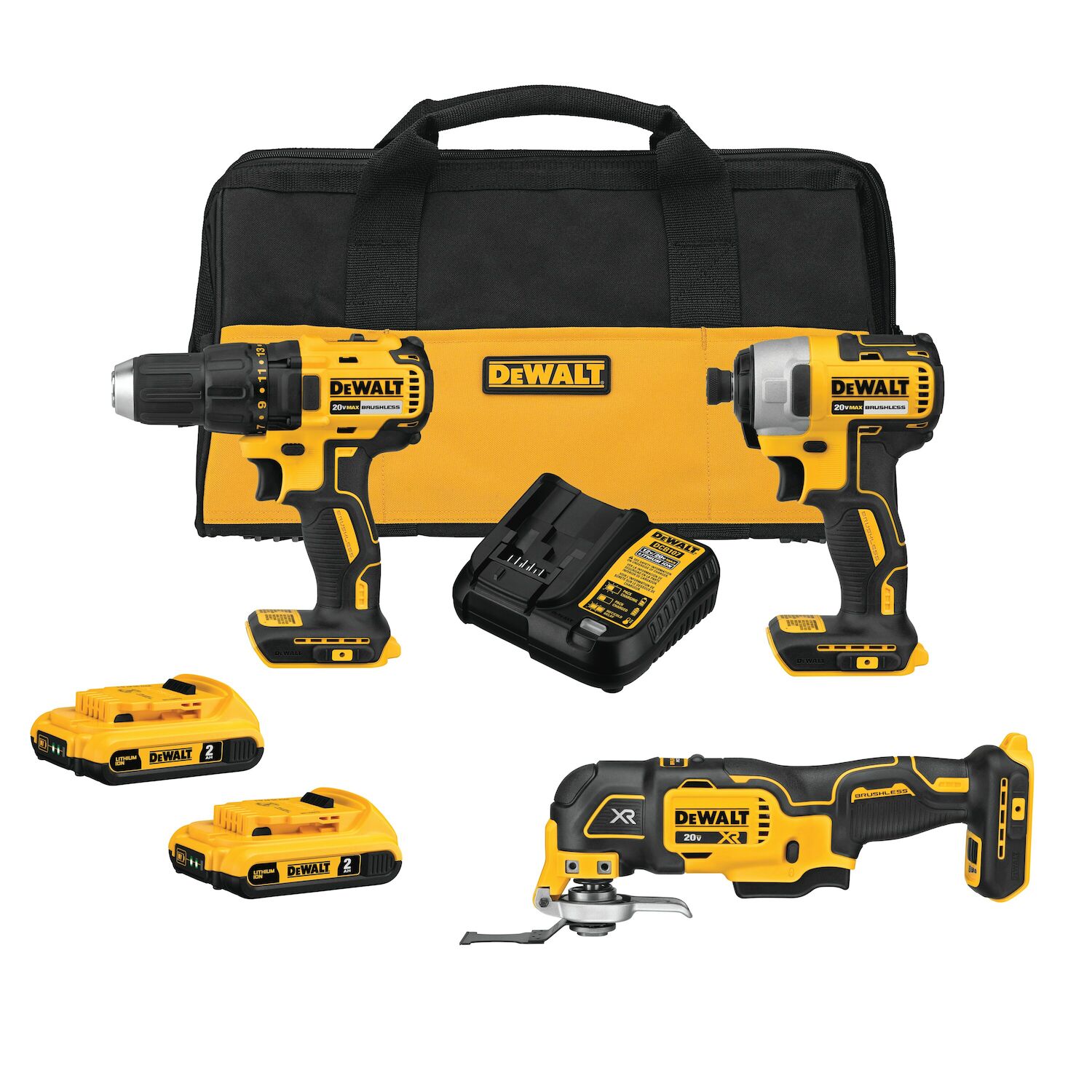 20V MAX Brushless Cordless 3-Tool Combo Kit