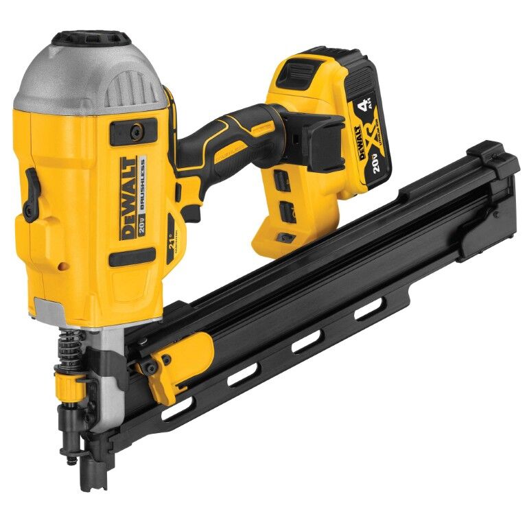 DEWALT 20-V Max 21° Plastic Collated Framing Nailer Kit