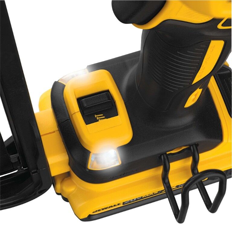 DEWALT 20-V Max XR Angled Finish Nailer Kit, 15-Gauge
