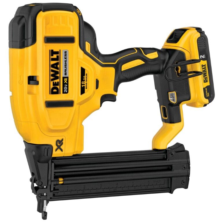 DEWALT 20-V Max XR Brad Nailer Kit, 18-Gauge