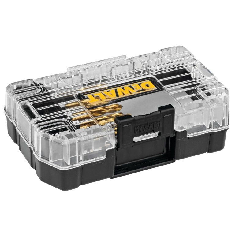 DEWALT Impact Ready Titanium Drill Bit Set With ToughCase System, 10-Pc
