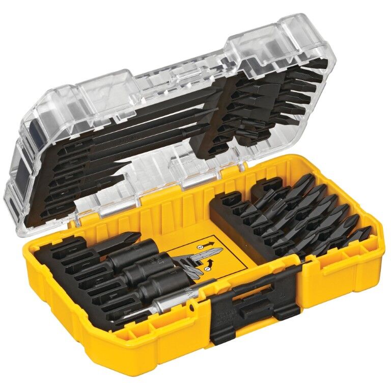DEWALT Impact Ready Screwdriver Bit Set With ToughCase+, 34-Pc