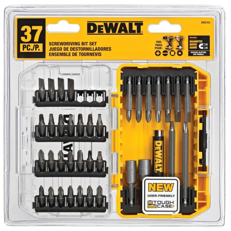 DEWALT Screwdriver Bit Set With ToughCase+, 37-Pc