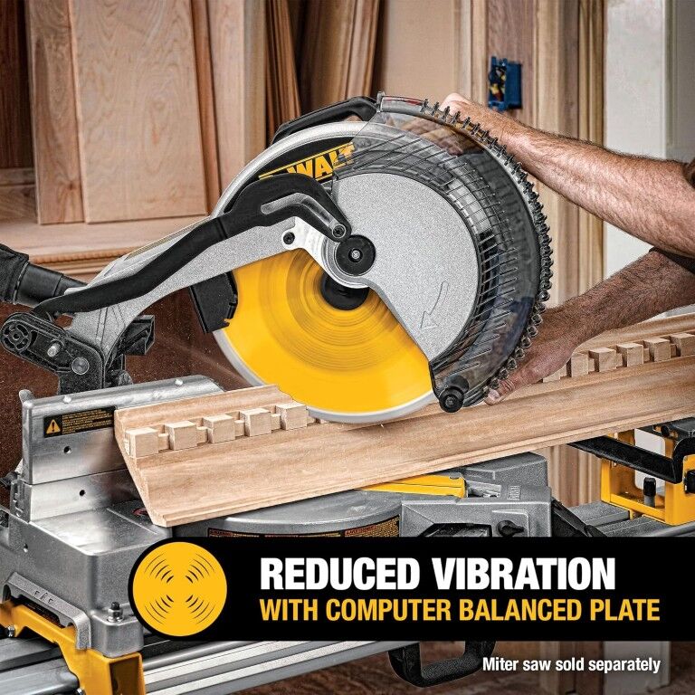 DEWALT Construction Miter Saw Blade Combo Pack, 32T & 80T, 12-In, 2-Pk