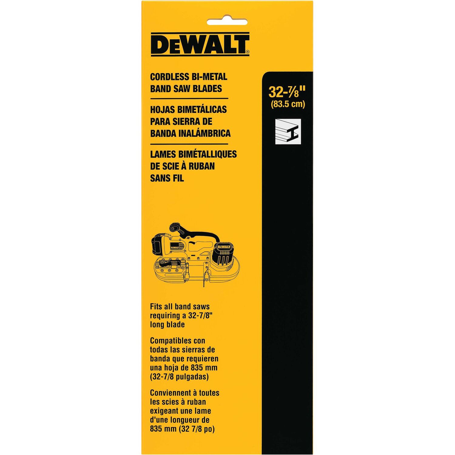 DEWALT Portable Band Saw Blade, 18 TPI, 32 7/8-In, 3-Pk