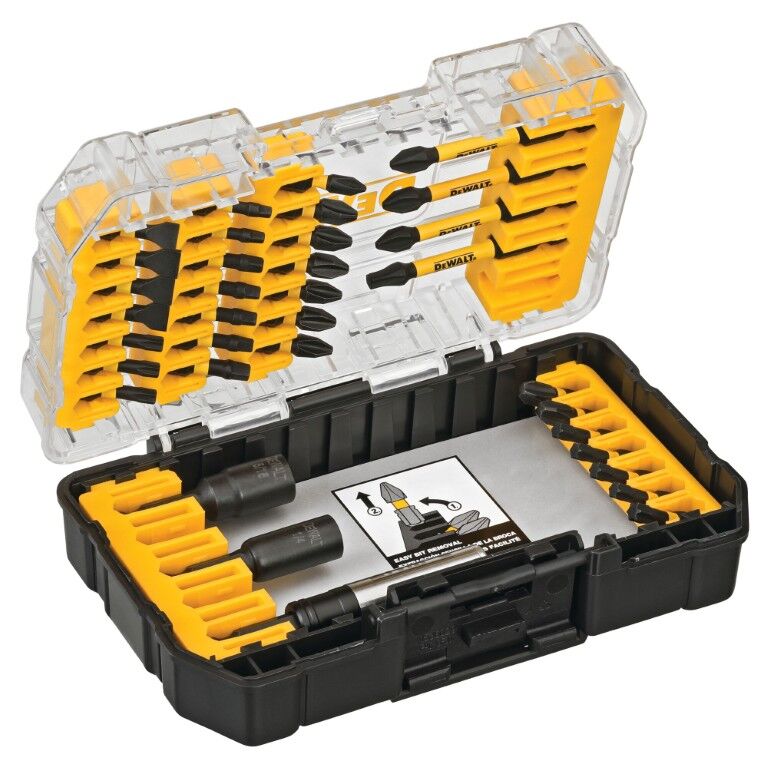 DEWALT FlexTorq Impact Ready Screwdriving Bit Set With ToughCase+, 35-Pc